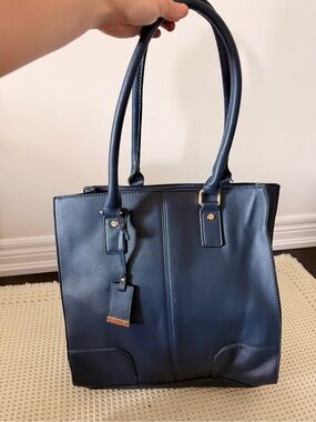 Call It Spring Navy Structured Tote with